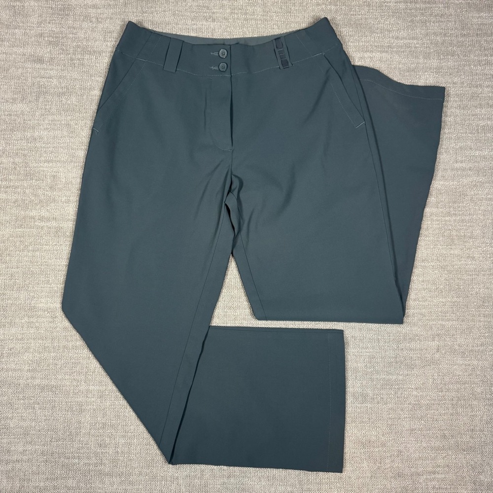 Nike Golf NikeFIT Dry Women's Straight Leg Golf Pants Size 2 Dusty Blue Gray